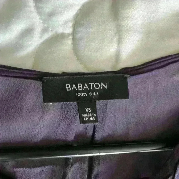 Aritzia Babaton 100% silk purple dress xs - Picture 9 of 14